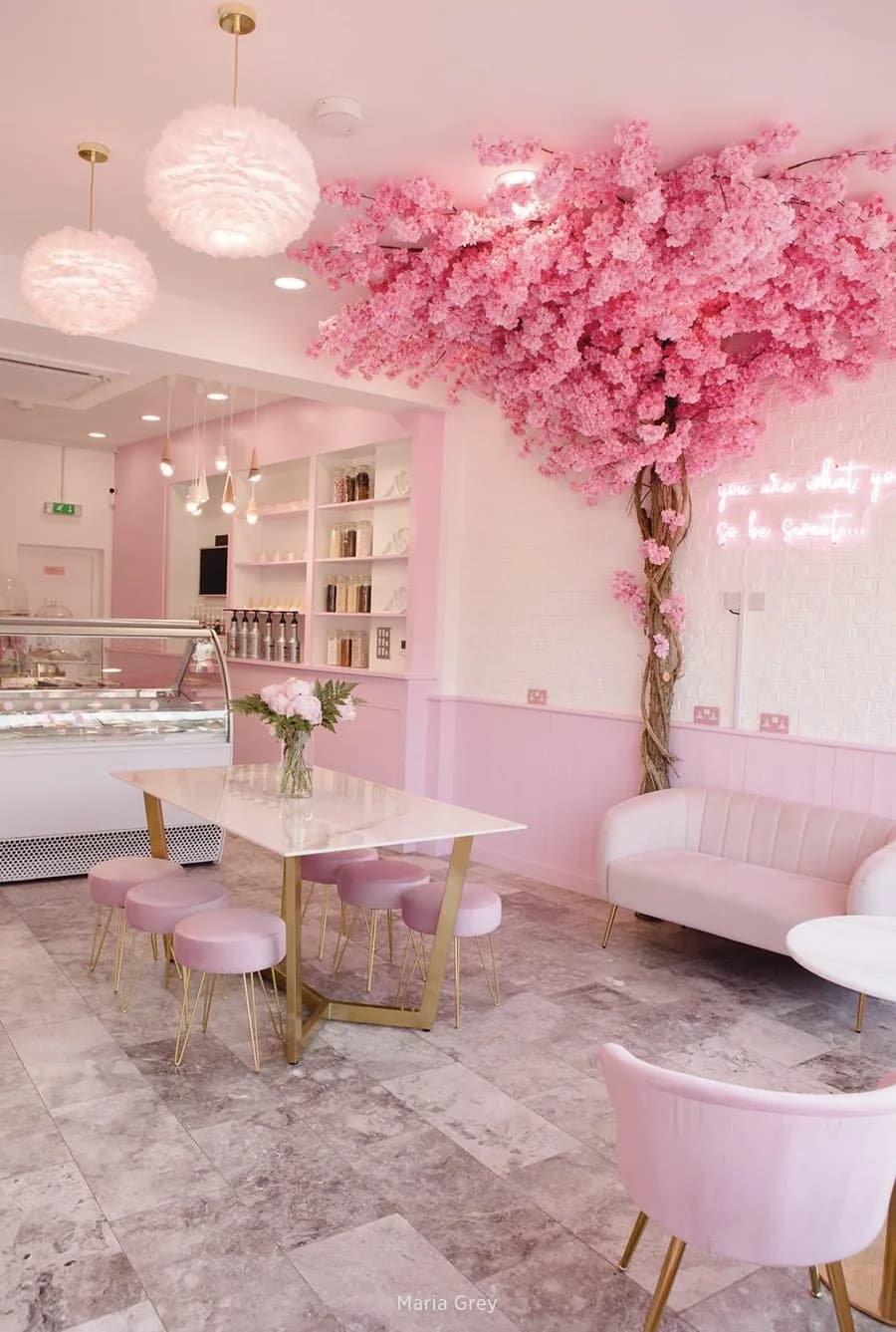 Inside the parlour